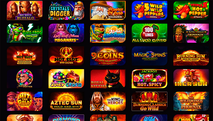 Variety of Slots